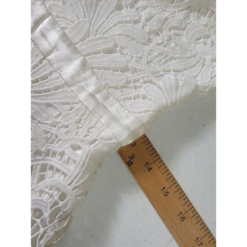 Lulu's White Maxi Lace Dress - XS - Picture 5 of 8